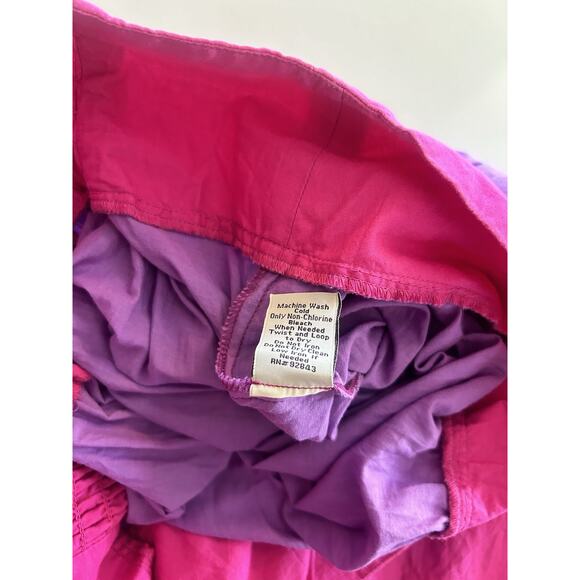 Indikka XL Pink Purple Colorblock Maxi Skirt Tiered Boho Maxi Colorful Prairie - Picture 6 of 14